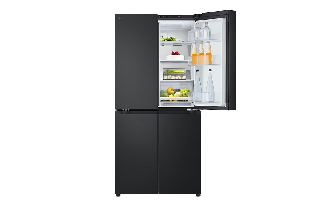 LG 530L Slim French Door Fridge - Matte Black, GF-B505MBL