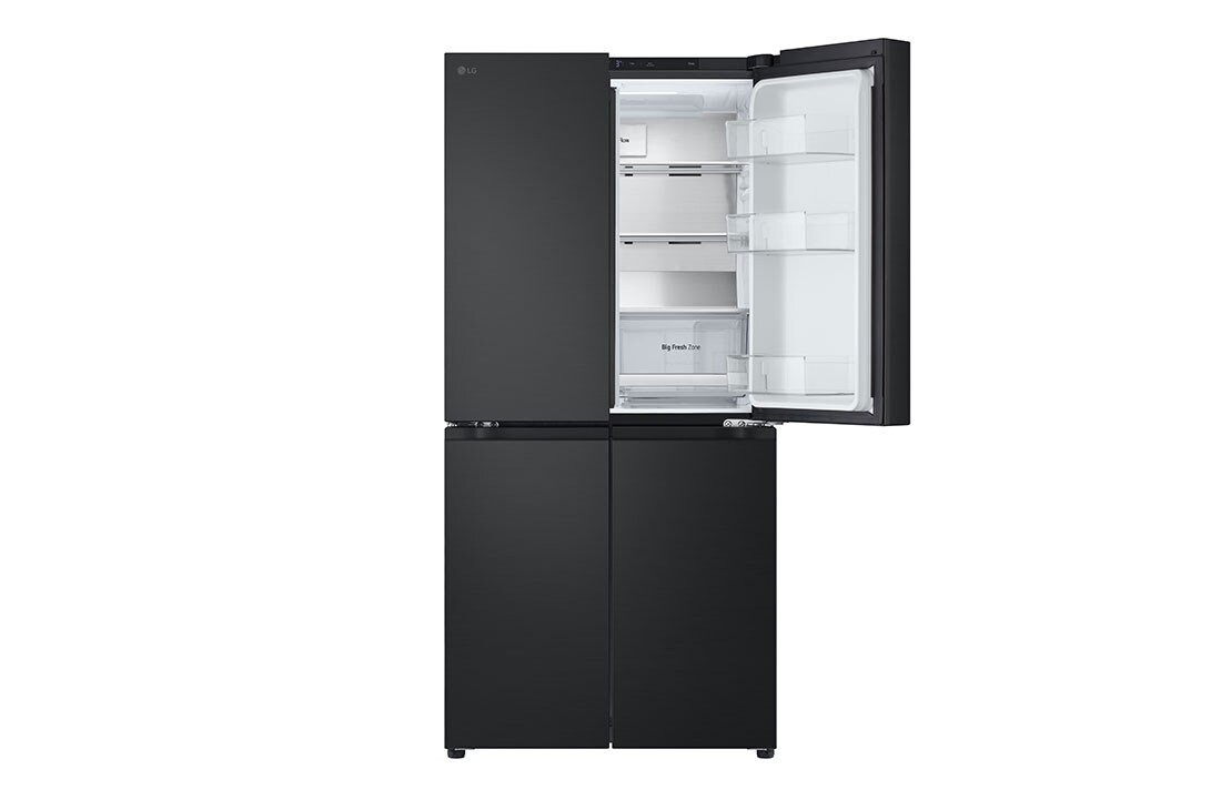 LG 530L Slim French Door Fridge - Matte Black, GF-B505MBL
