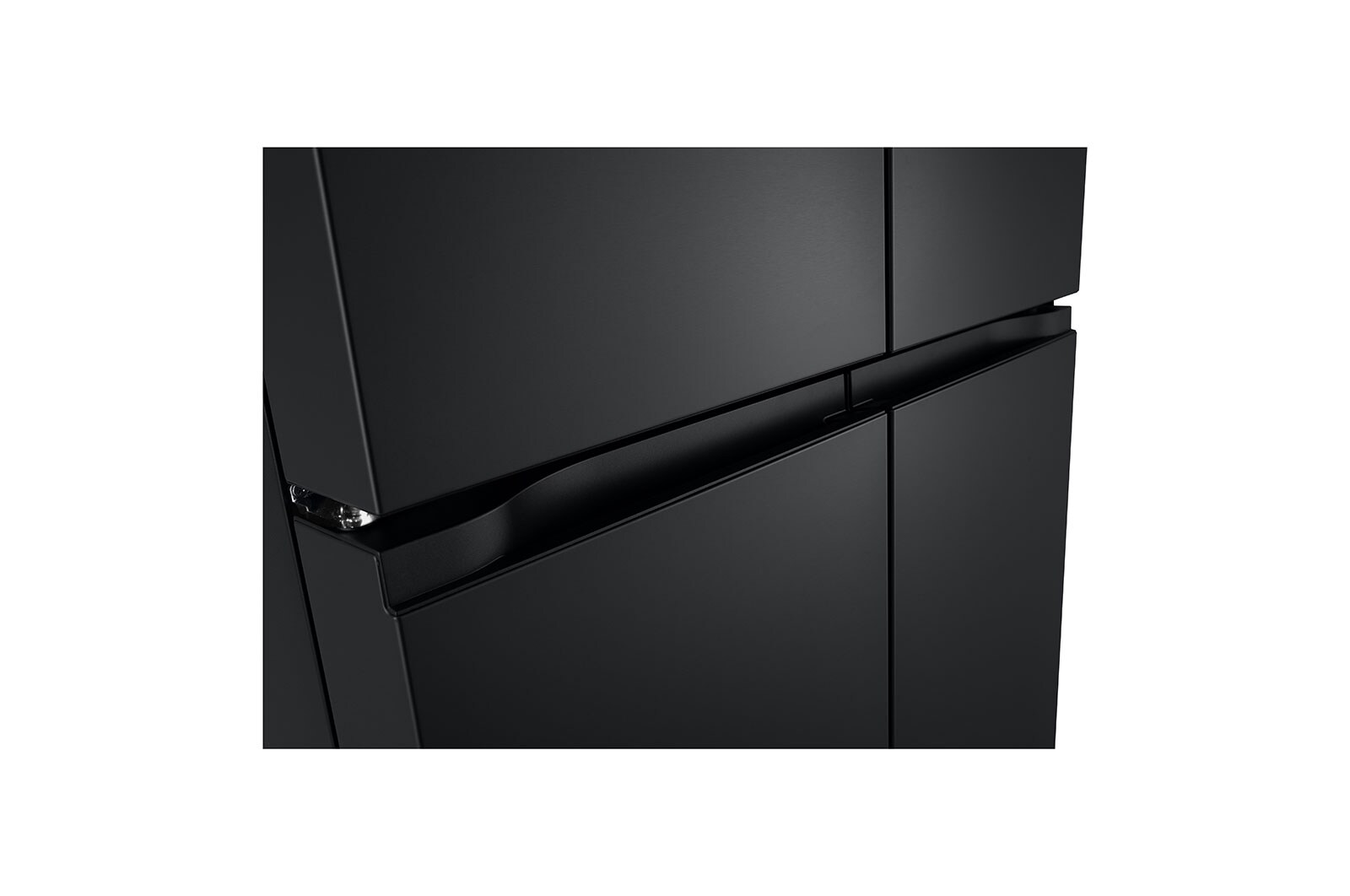 LG 530L Slim French Door Fridge in Matte Black Finish, GF-B505MBL