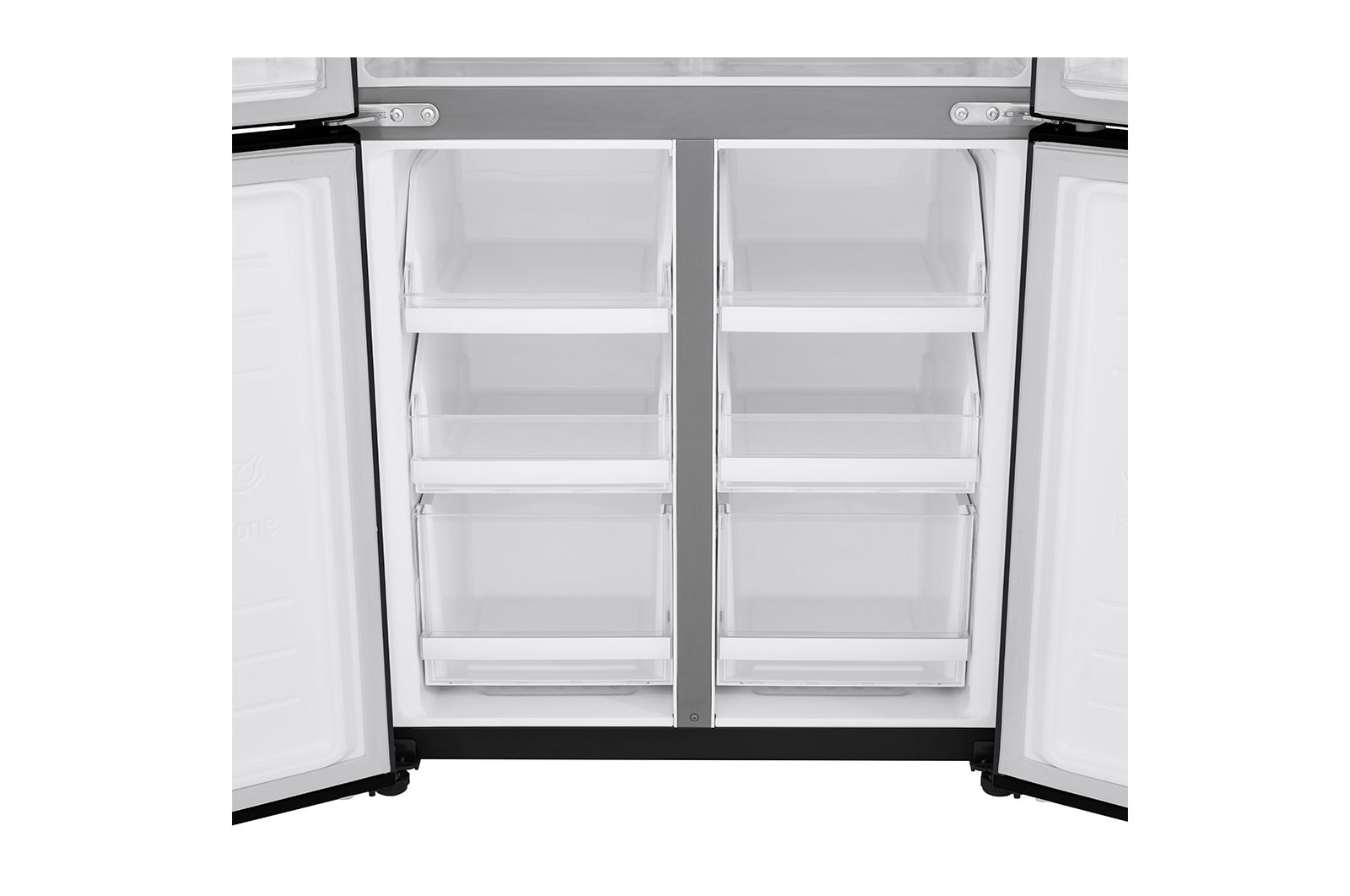 LG 530L Slim French Door Fridge in Black Finish, GF-B530BL