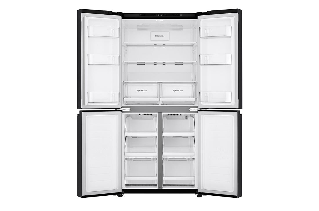 LG 530L Slim French Door Fridge - Black Finish, GF-B530BL
