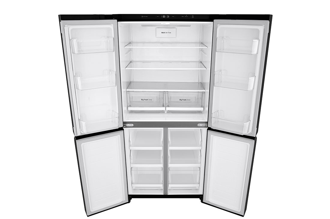LG 530L Slim French Door Fridge - Black Finish, GF-B530BL