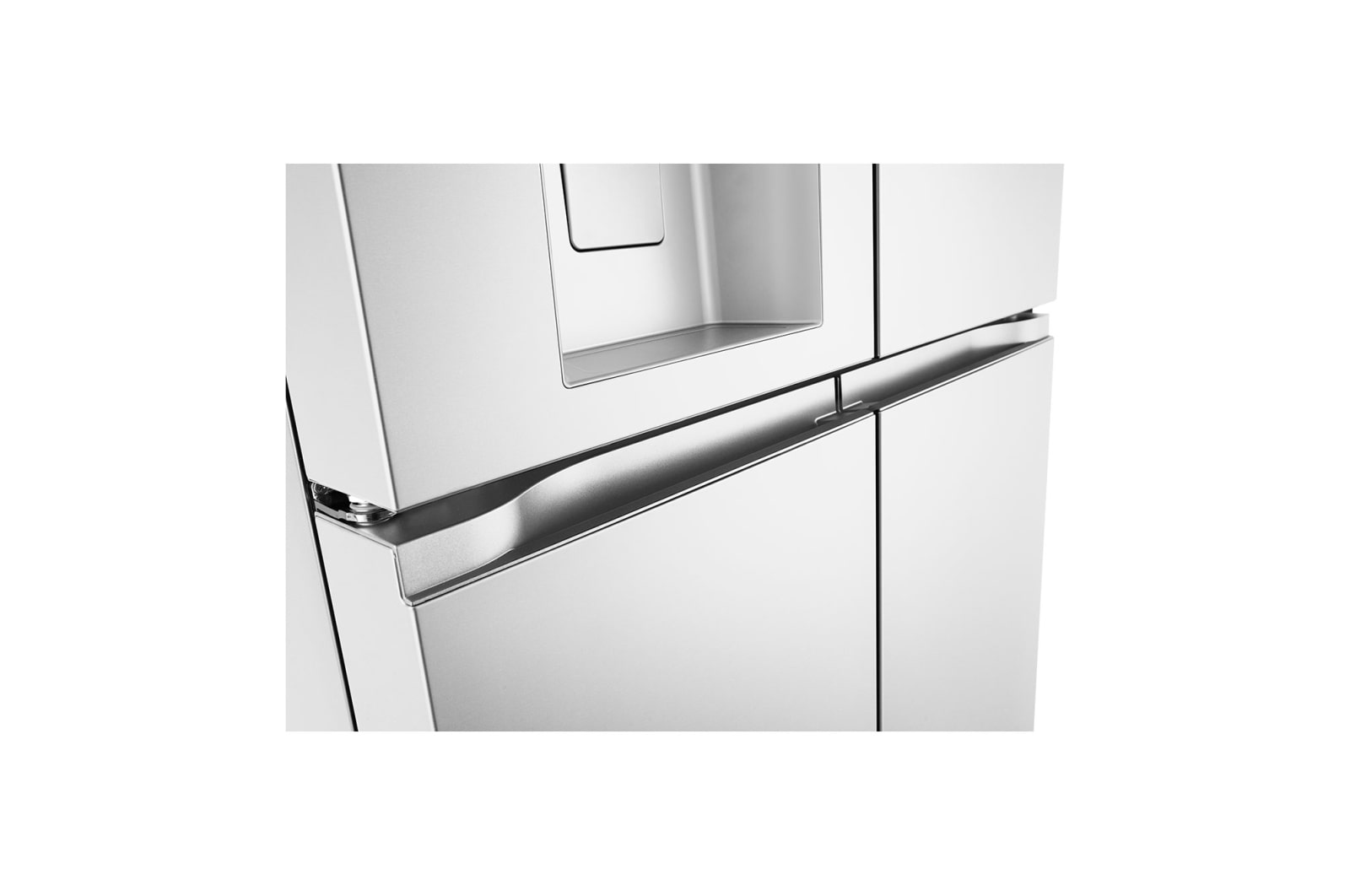 LG 637L French Door Fridge with Ice & Water Dispenser , GF-L700MWH