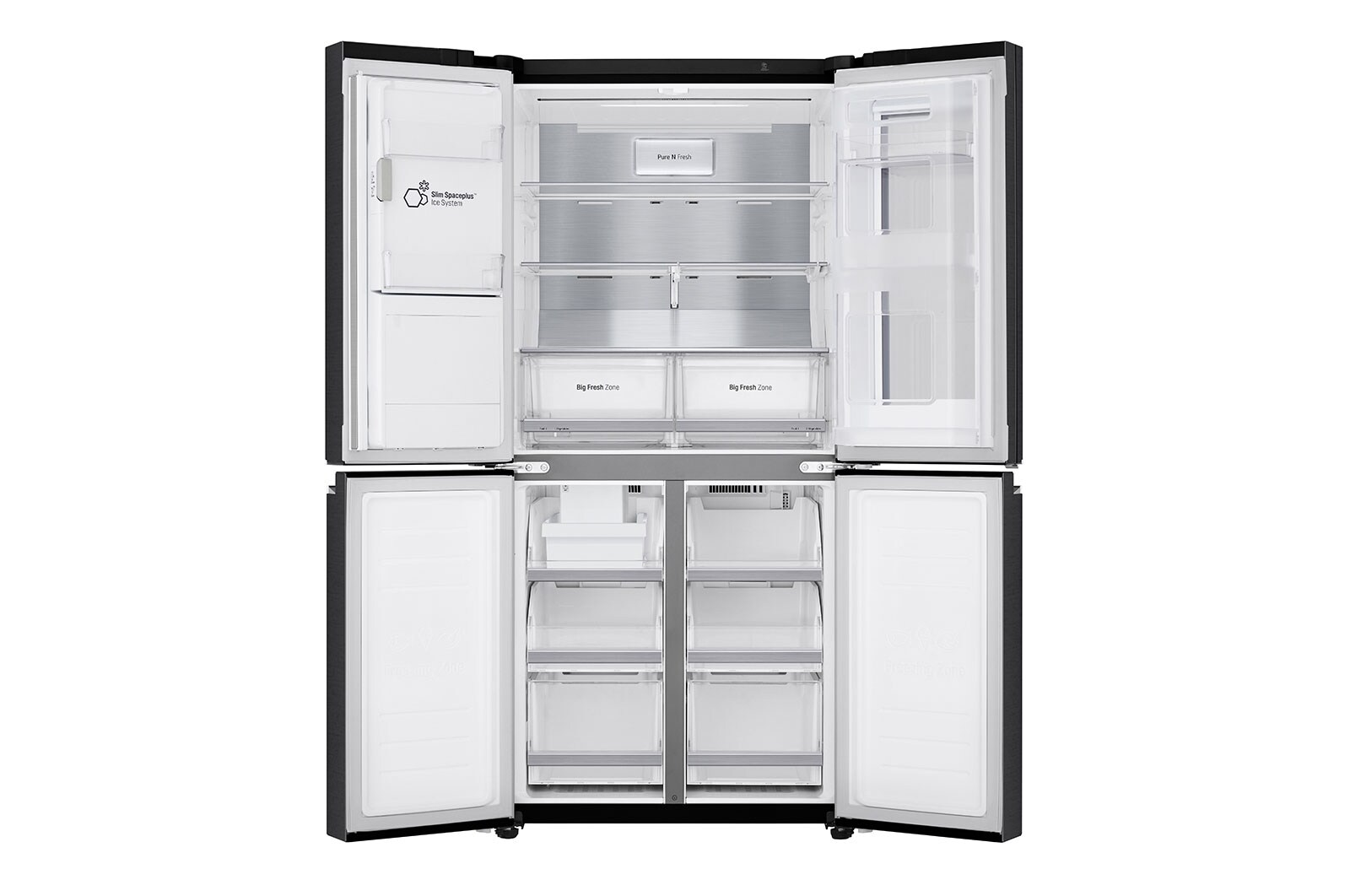 LG 508L Slim French Door Fridge with Craft Ice™ , GF-V570MBLC