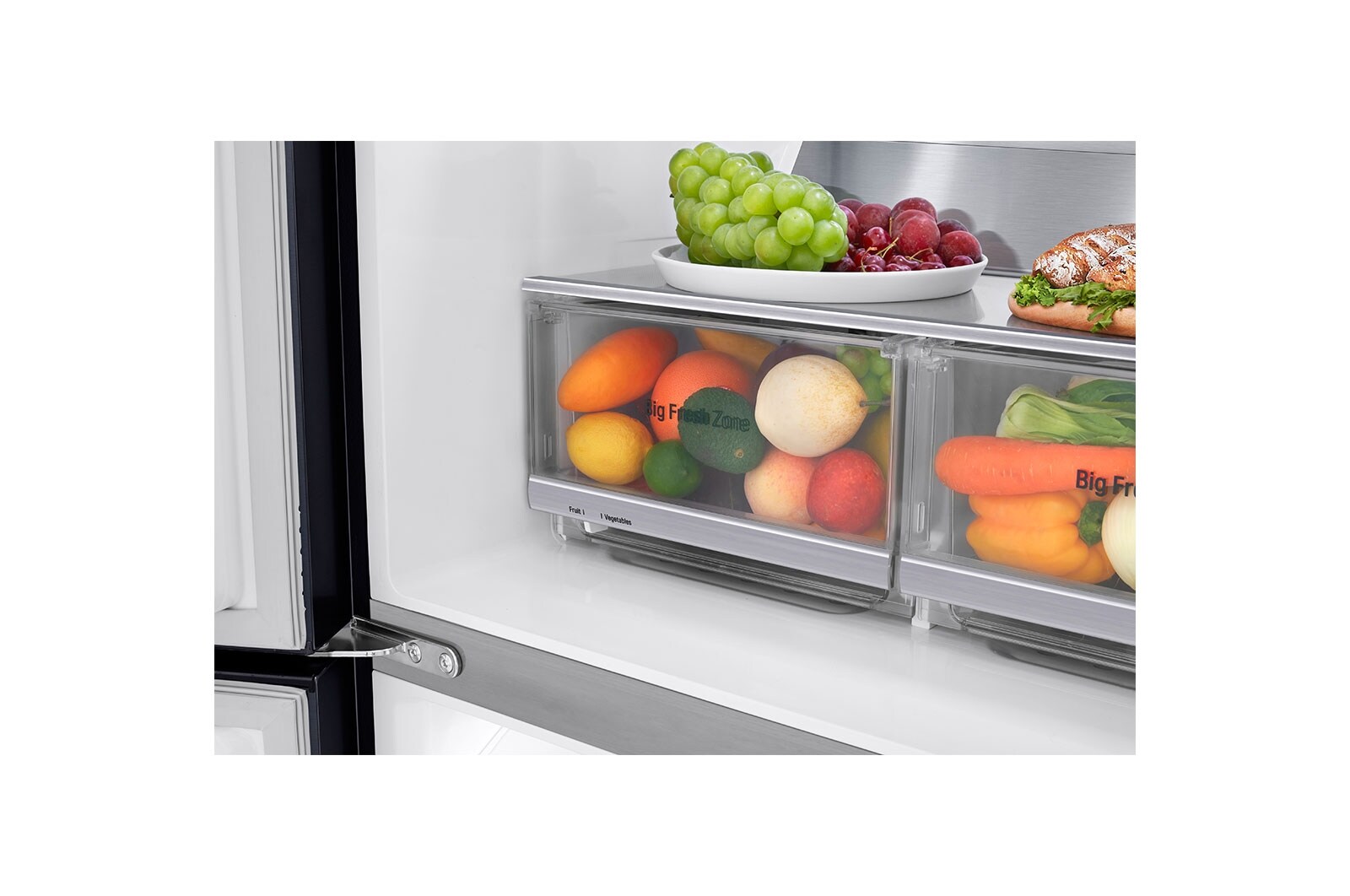 LG 508L Slim French Door Fridge with Craft Ice™ , GF-V570MBLC