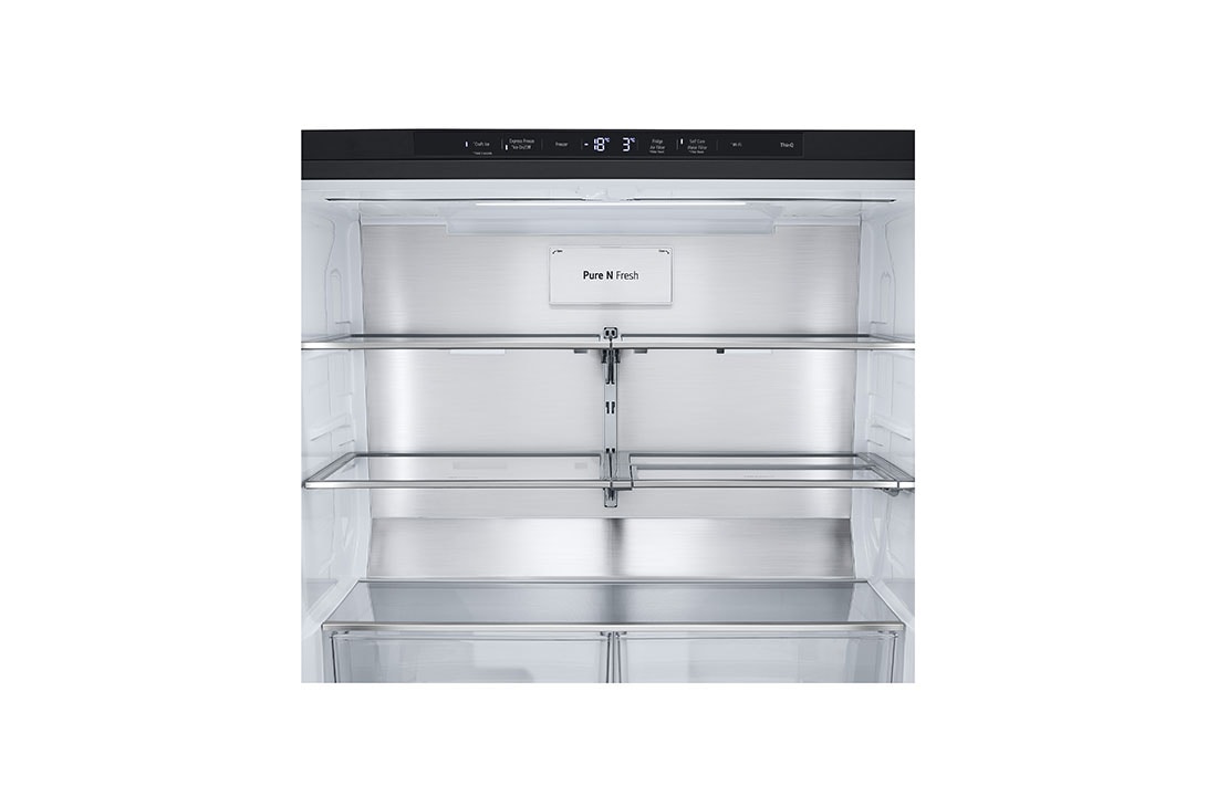 LG 642L French Door Fridge with InstaView®, GF-V700BSLC