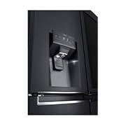 LG 847L French Door Fridge in Matte Black Finish, GF-V910MBLC