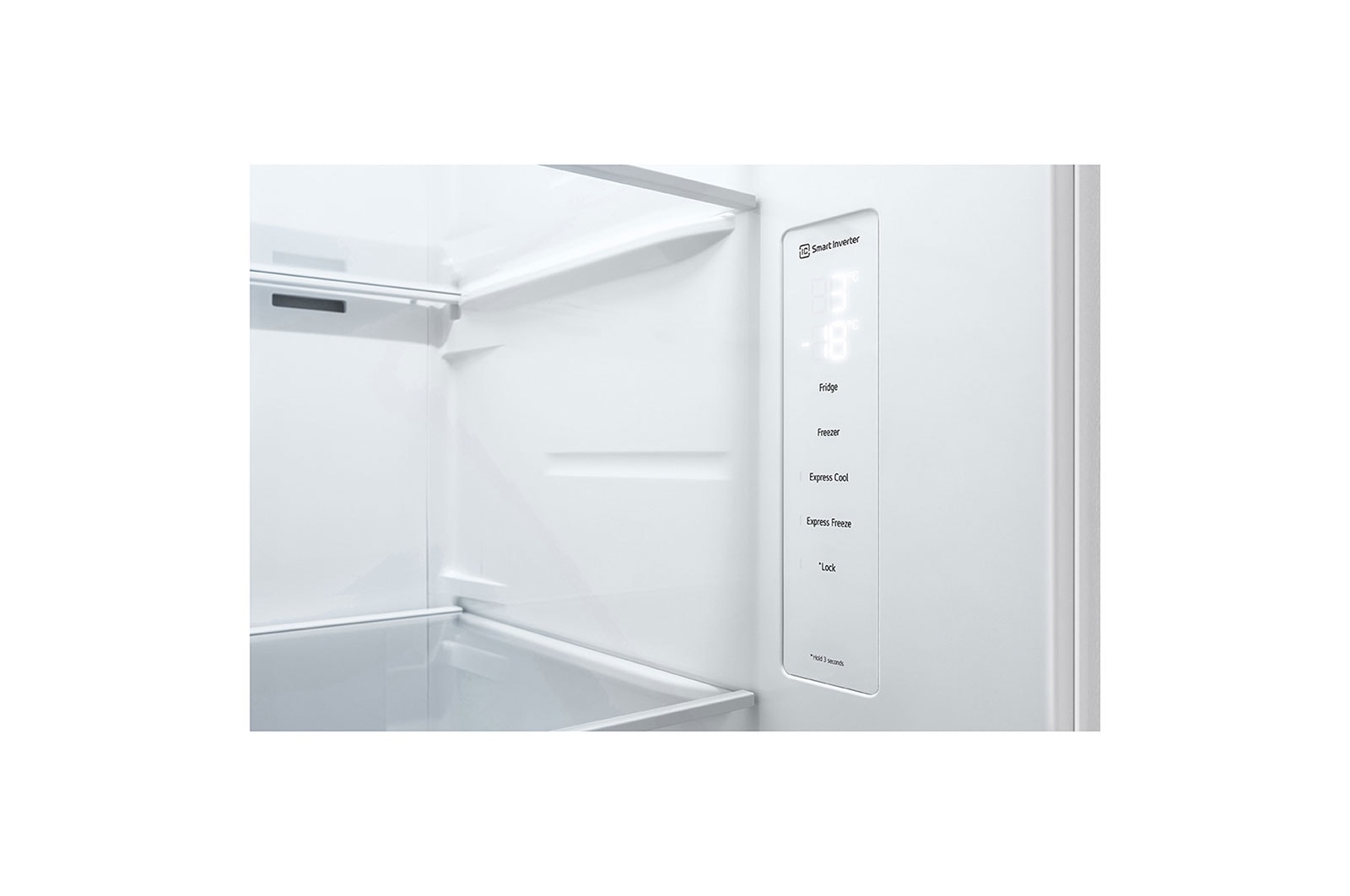 LG 655L Side by Side Fridge in White Finish, GS-B655WL