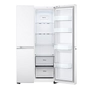 LG 655L Side by Side Fridge in White Finish, GS-B655WL