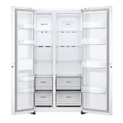 LG 655L Side by Side Fridge in White Finish, GS-B655WL