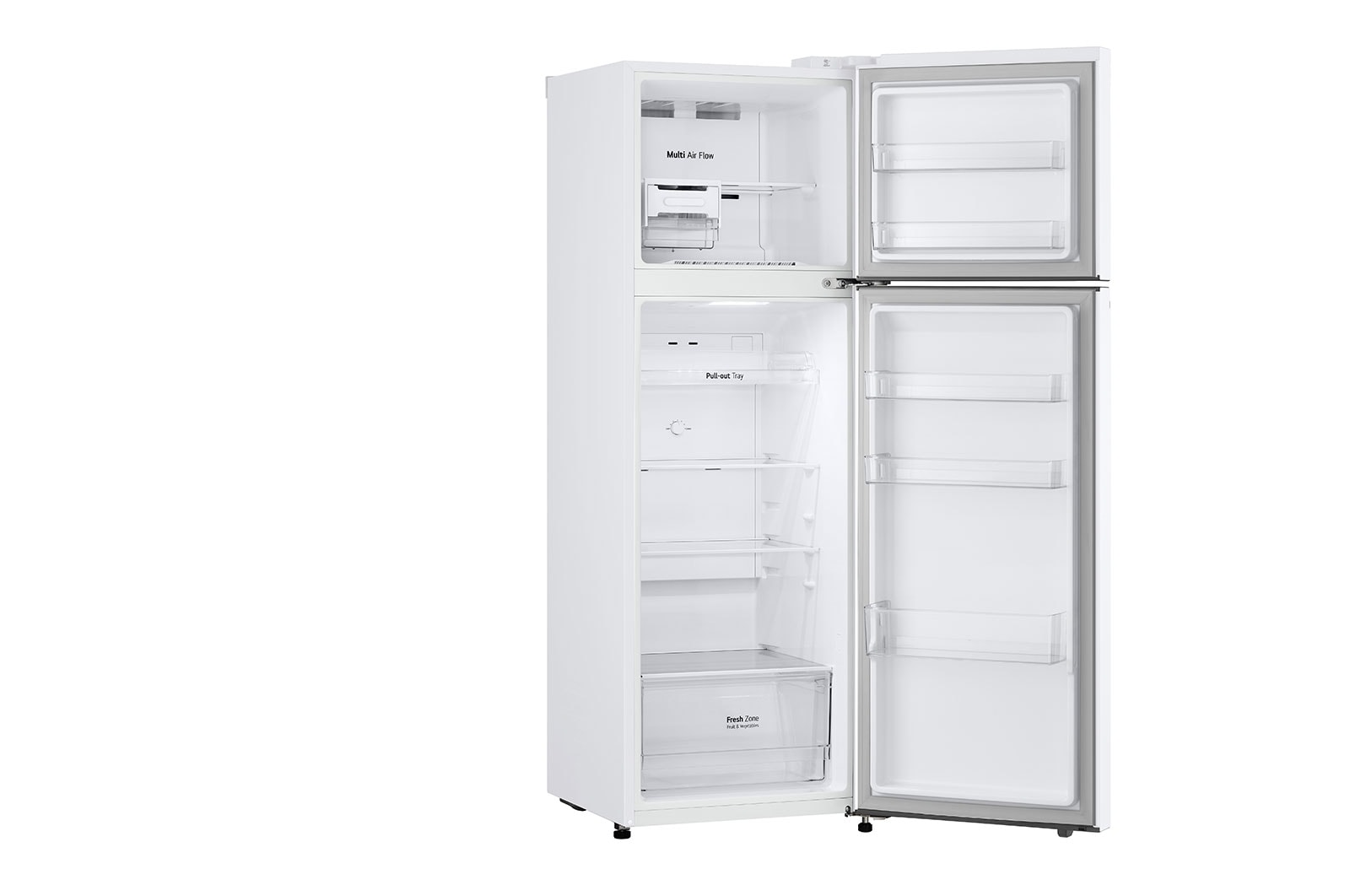 LG 266L Top Mount Fridge - White Finish, GT-2W