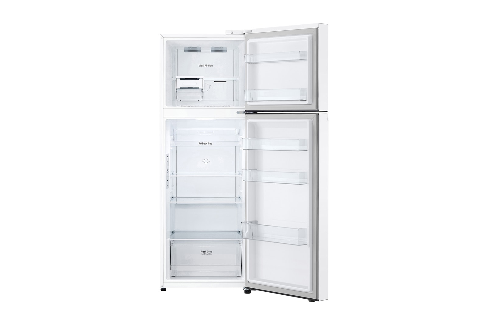 LG 335L Top Mount Fridge in White Finish, GT-4W