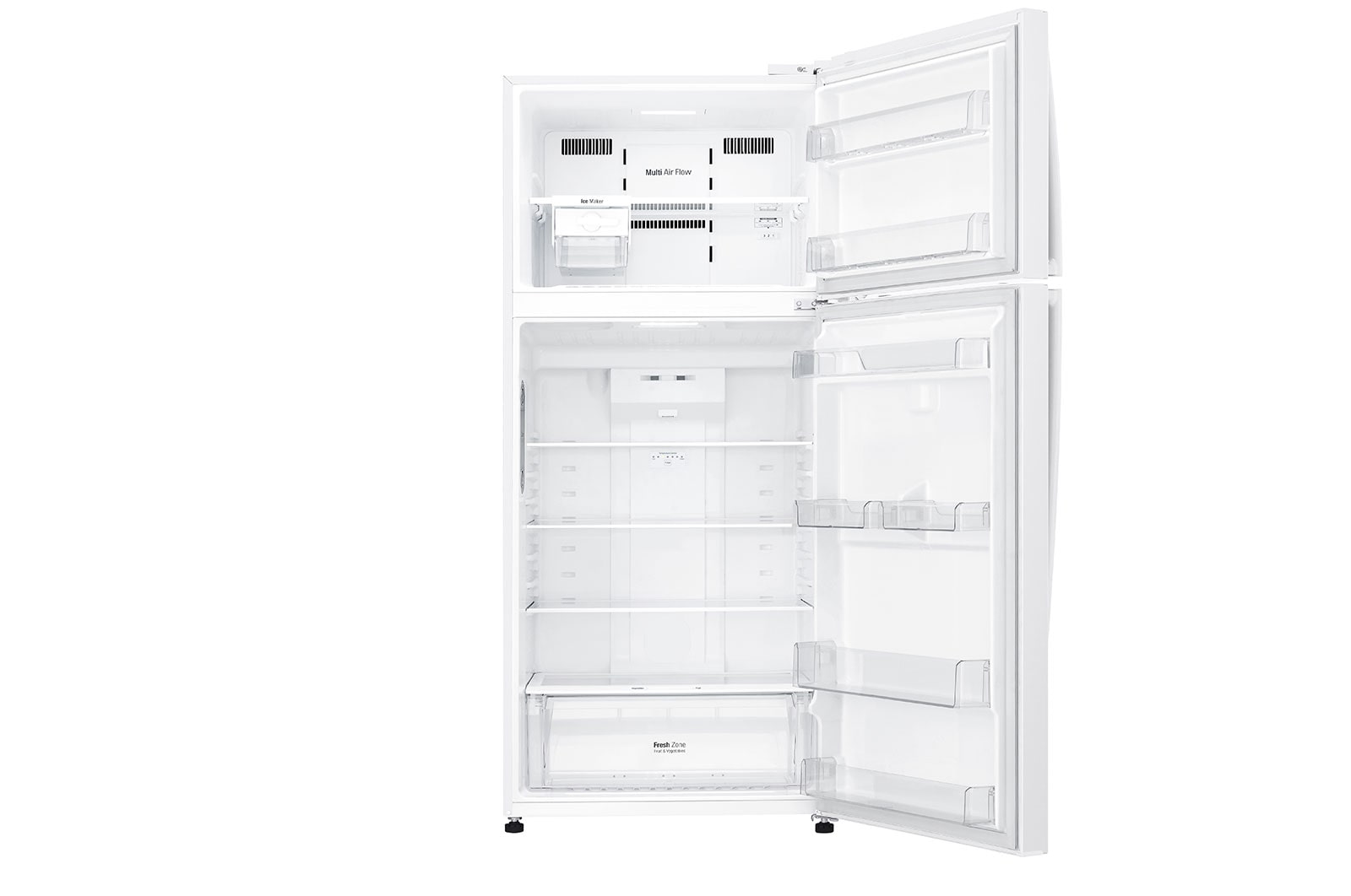 LG 478L Top Mount Fridge in White Finish, GT-515WDC