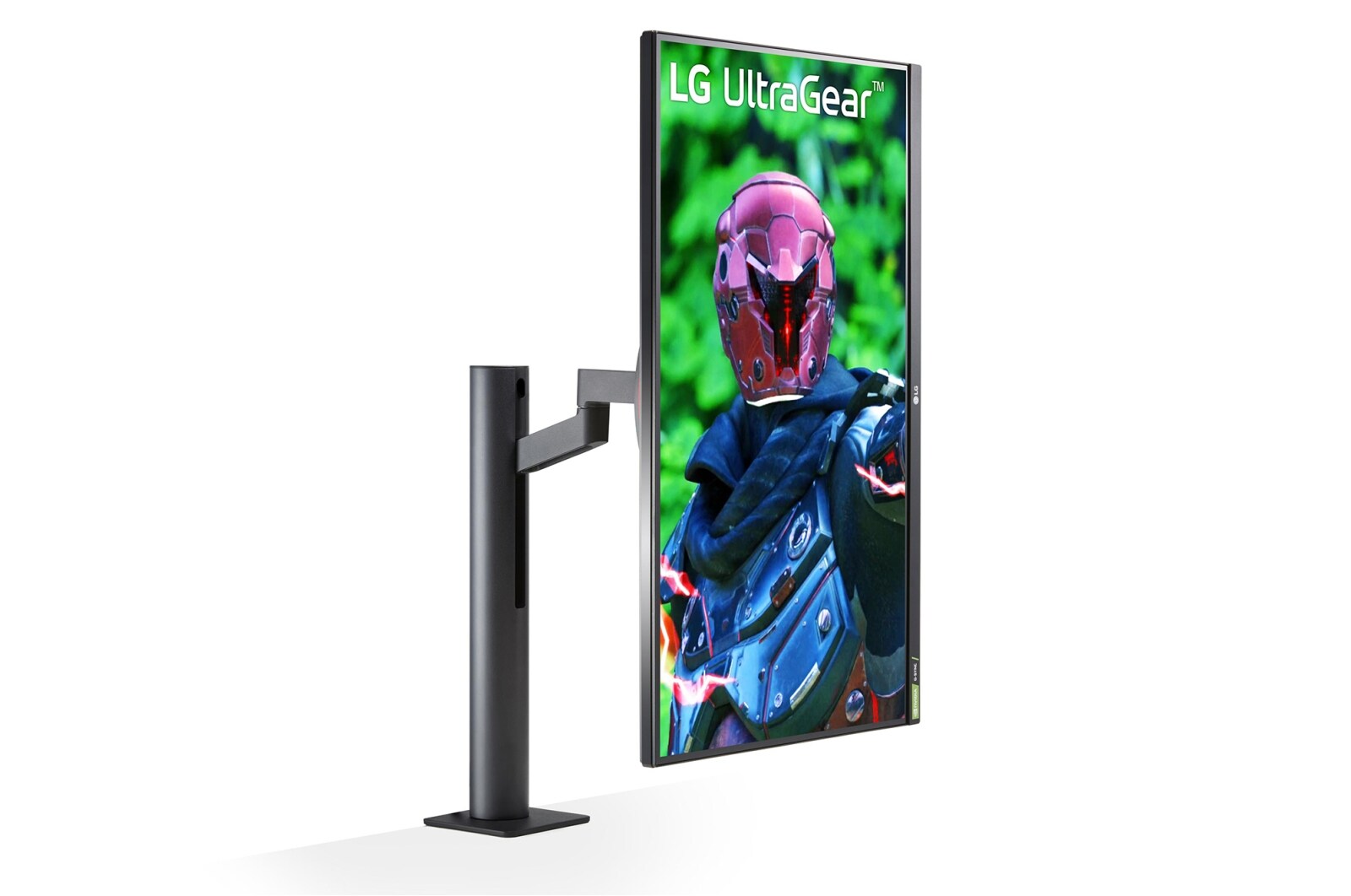 LG 27'' UltraGear QHD Nano IPS 1ms 144Hz HDR G-SYNC Compatibility Monitor with Ergo Stand, 27GN880-B