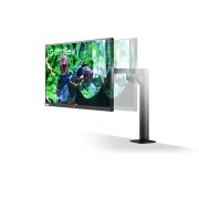 LG 27'' UltraGear QHD Nano IPS 1ms 144Hz HDR G-SYNC Compatibility Monitor with Ergo Stand, 27GN880-B