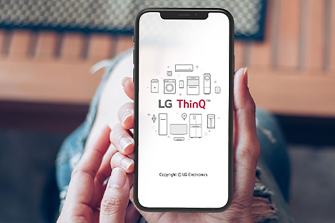 LG ThinQ App on Smartphone Screen