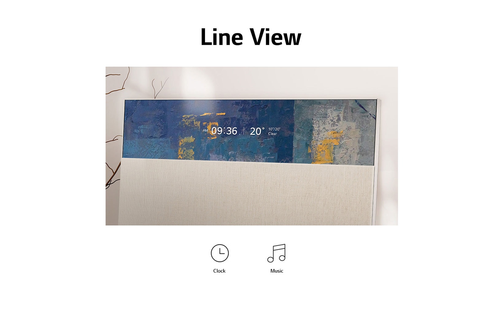 LG OLED evo ART90 Easel 65 inch 4K Smart TV Lifestyle TV , 65ART90ESQA