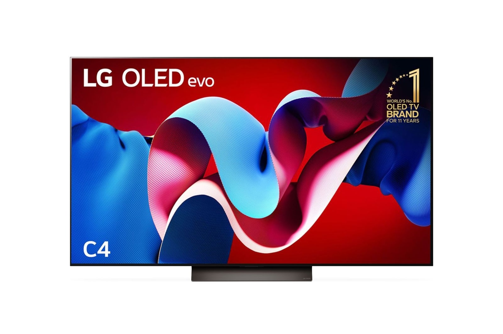 LG 65 inch LG OLED evo C4 4K Smart TV & C Series Sound Bar SC9S, OLED65C4PSA.SC9S