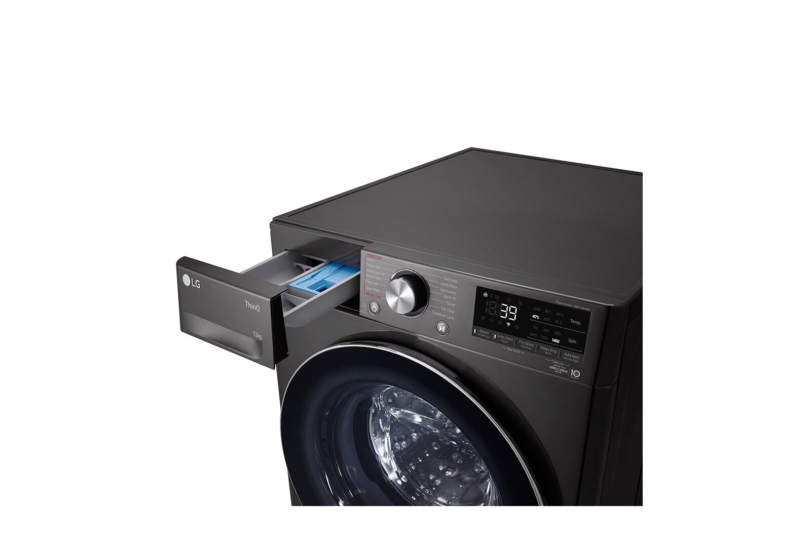 LG 12kg Series 9 Front Load Washer TurboClean360, WV9-1412B