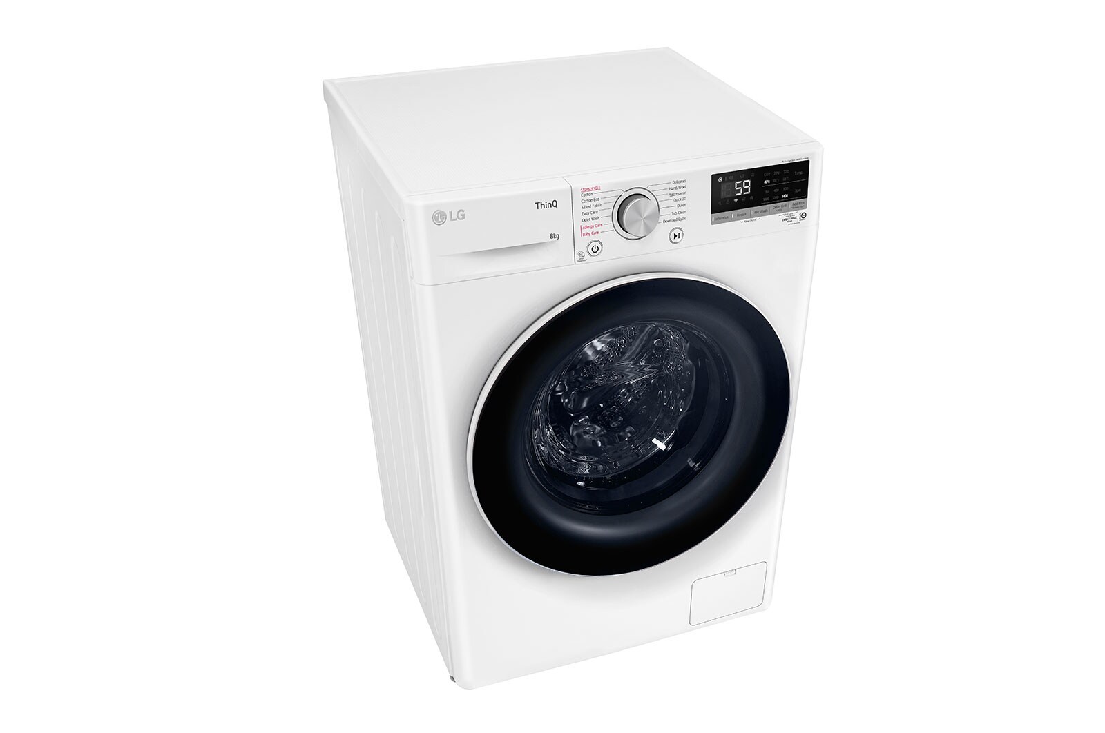 LG 8kg Series 5 Front Load Washer - Steam, WV5-1408W