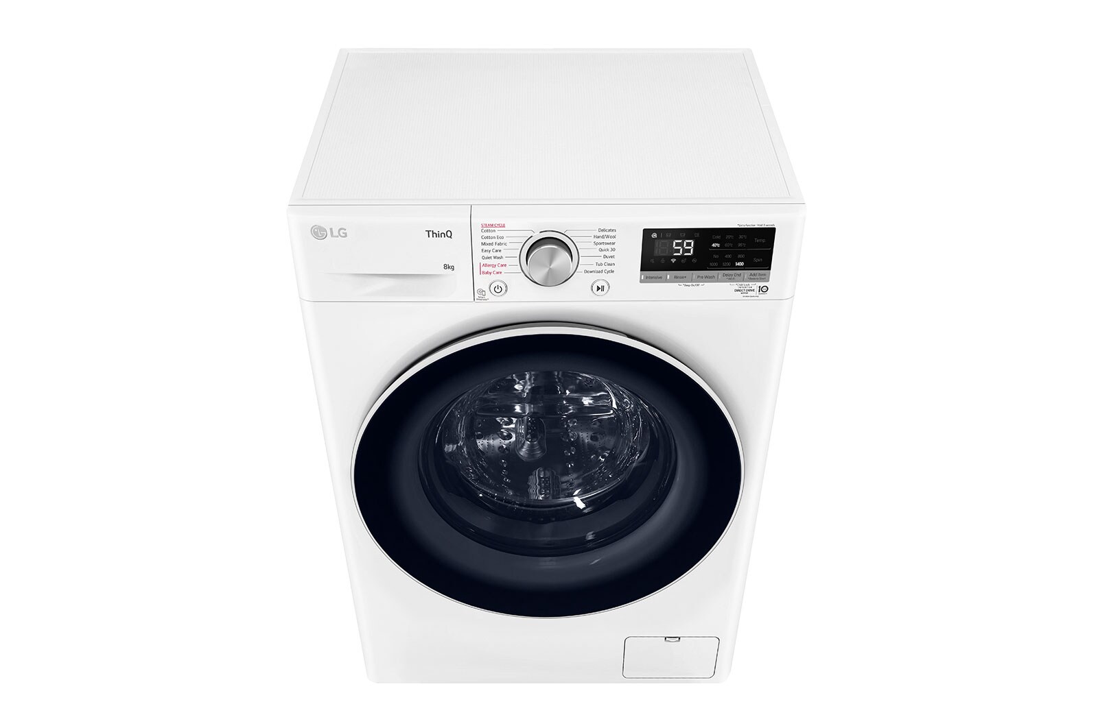 LG 8kg Series 5 Front Load Washer - Steam, WV5-1408W