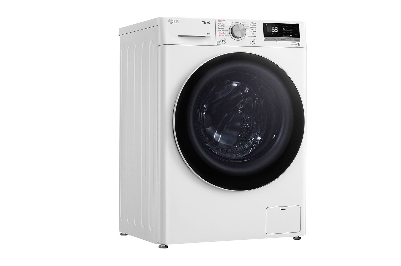 LG 8kg Series 5 Front Load Washer - Steam, WV5-1408W