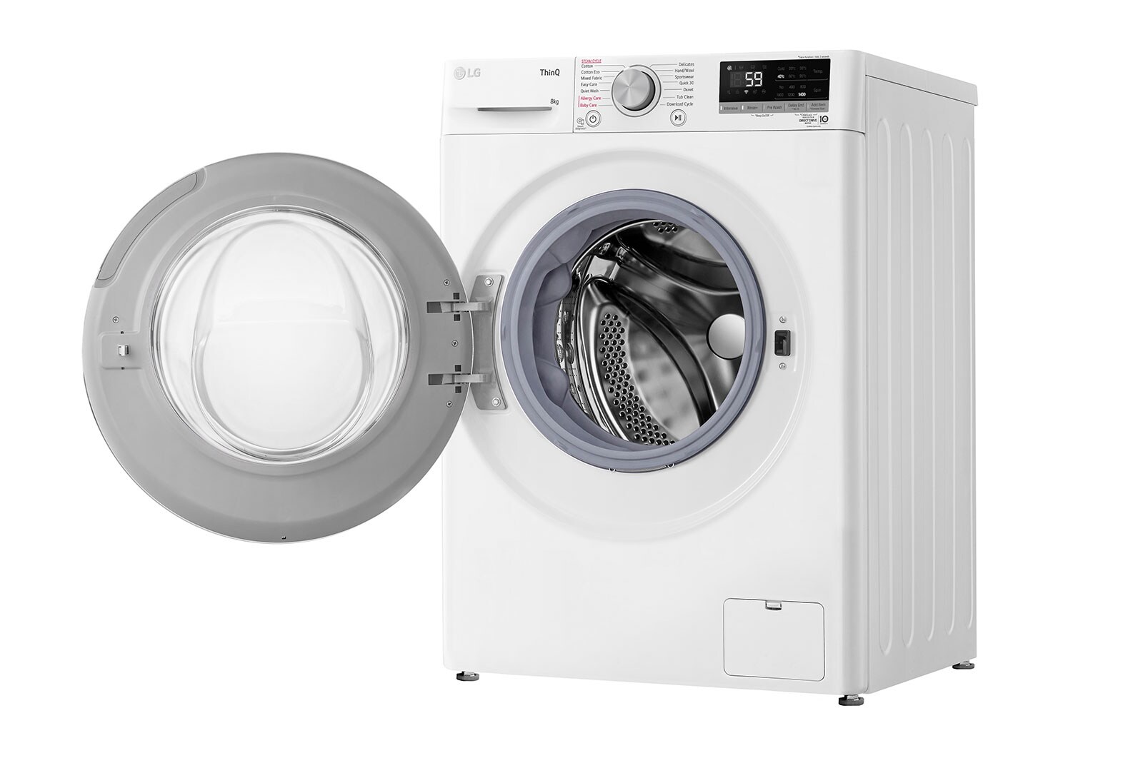 LG 8kg Series 5 Front Load Washer - Steam, WV5-1408W