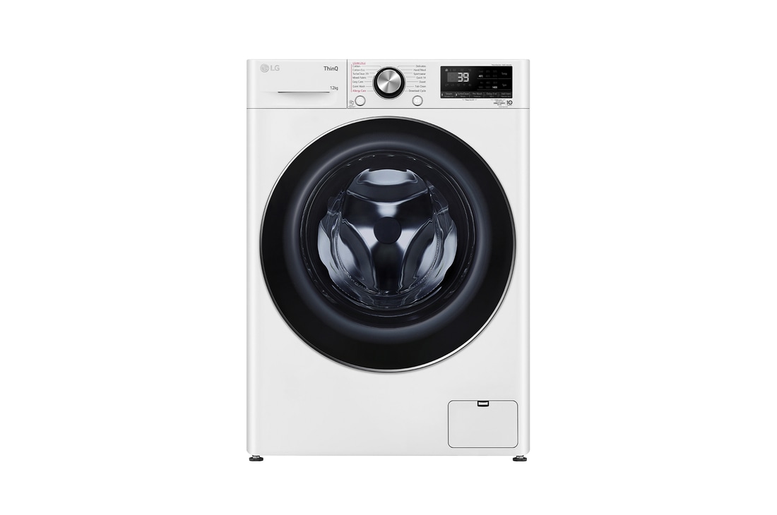 LG 12kg Series 9 Front Load Washer - Steam+, WV9-1412W