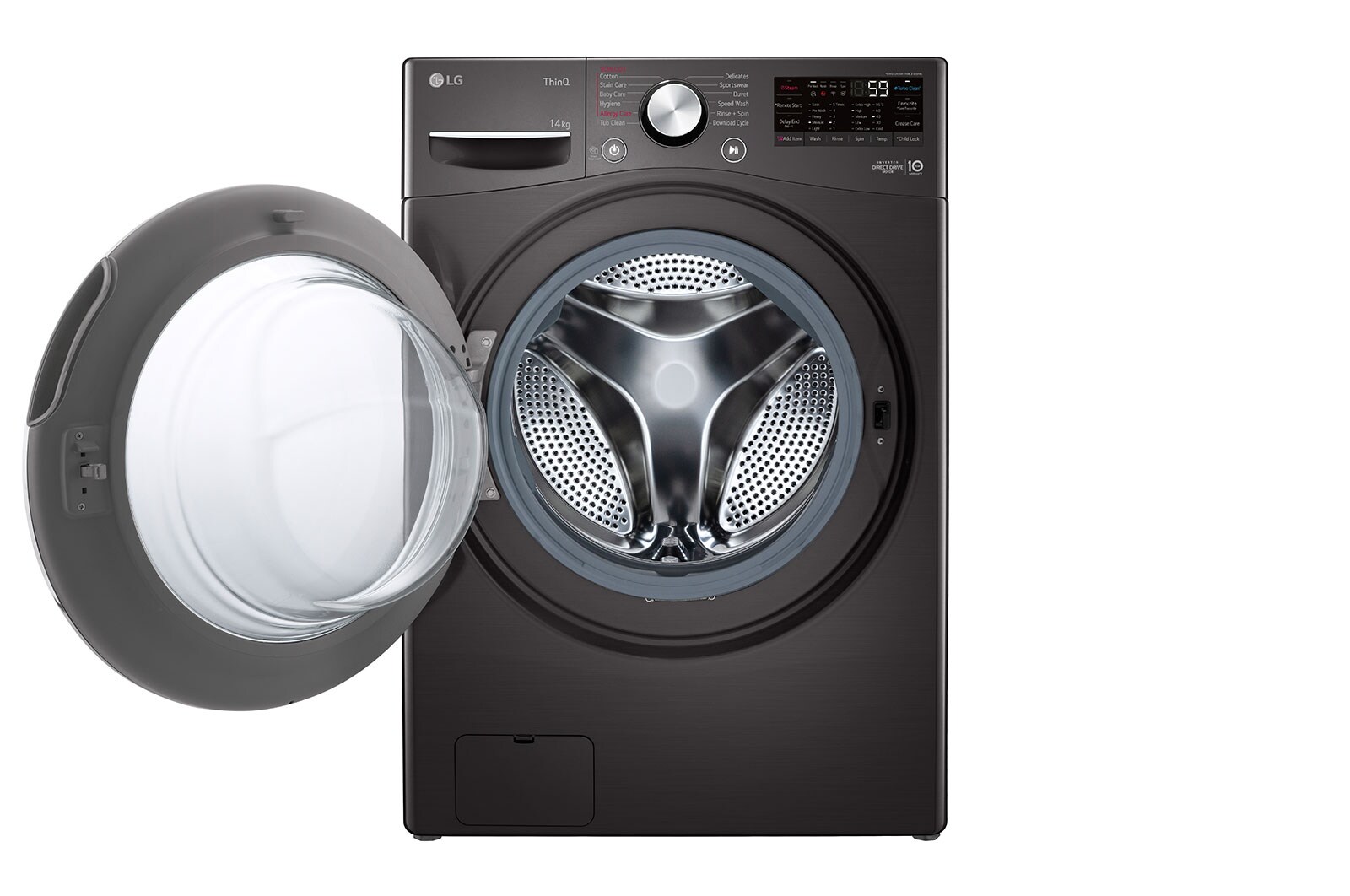 LG 14kg Series XL Front Load Washer - Steam+, WXL-1014B