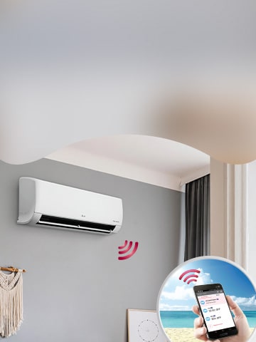 Come home to comfort with LG air conditioners​