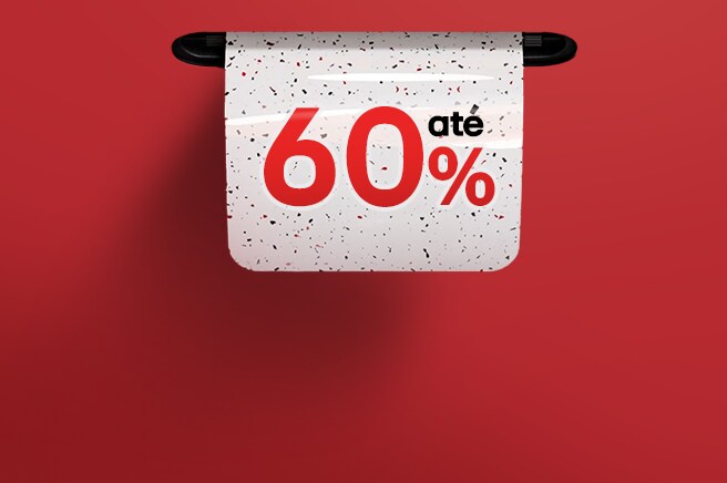 Imagem de um ingresso do LG Member Days com a inscrição 'Até 60%'