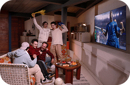 Usando geladeira e TV como torcedor de futebol (Momento OFF)