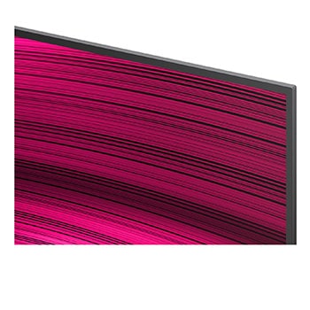 Vista traseira da Smart TV 4K LG OLED evo AI C5.