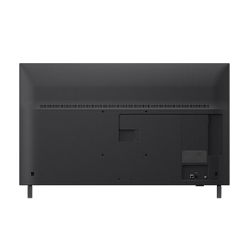 Vista traseira da LG UHD UA75 TV.