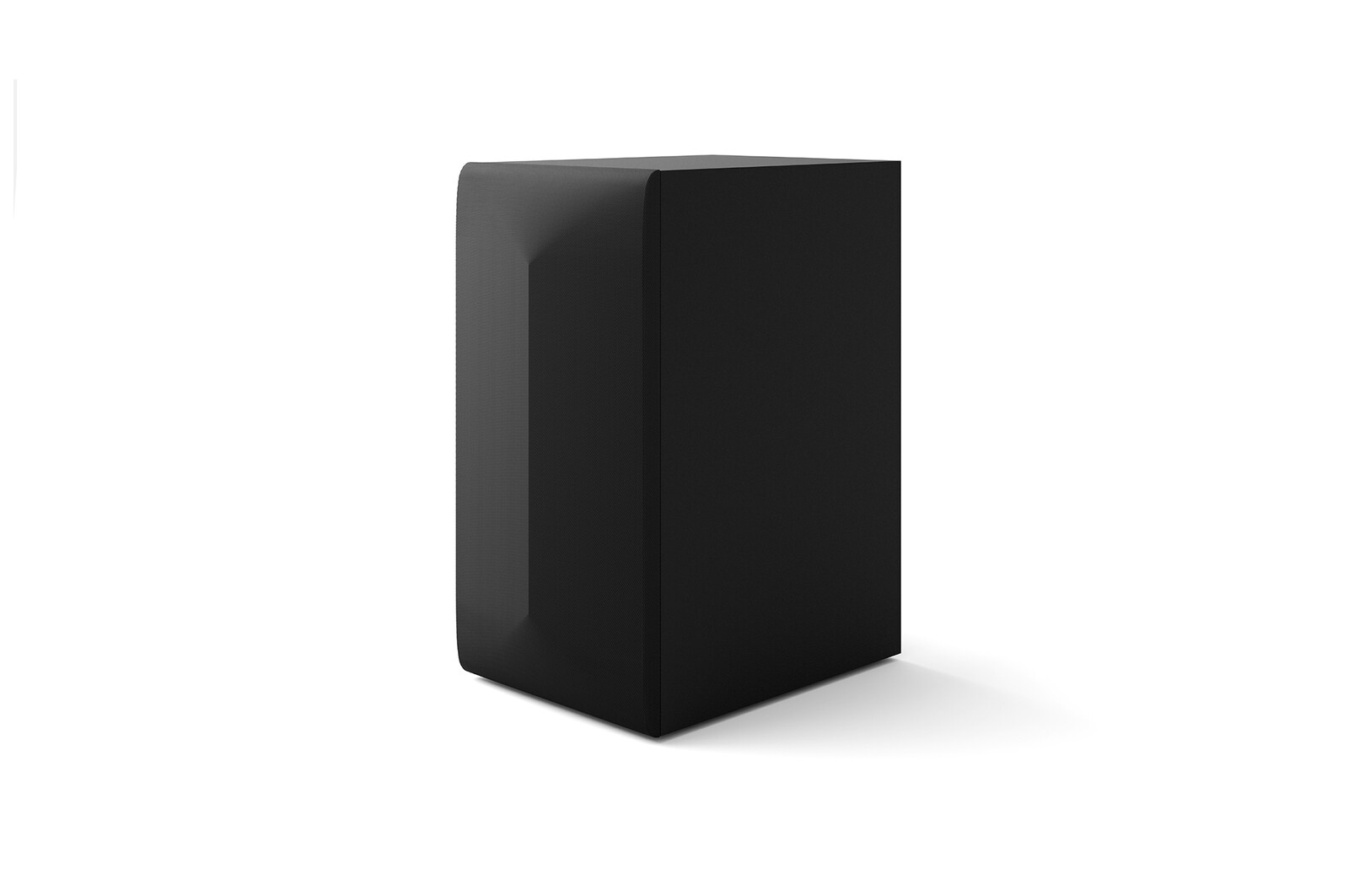 Angled view of subwoofer