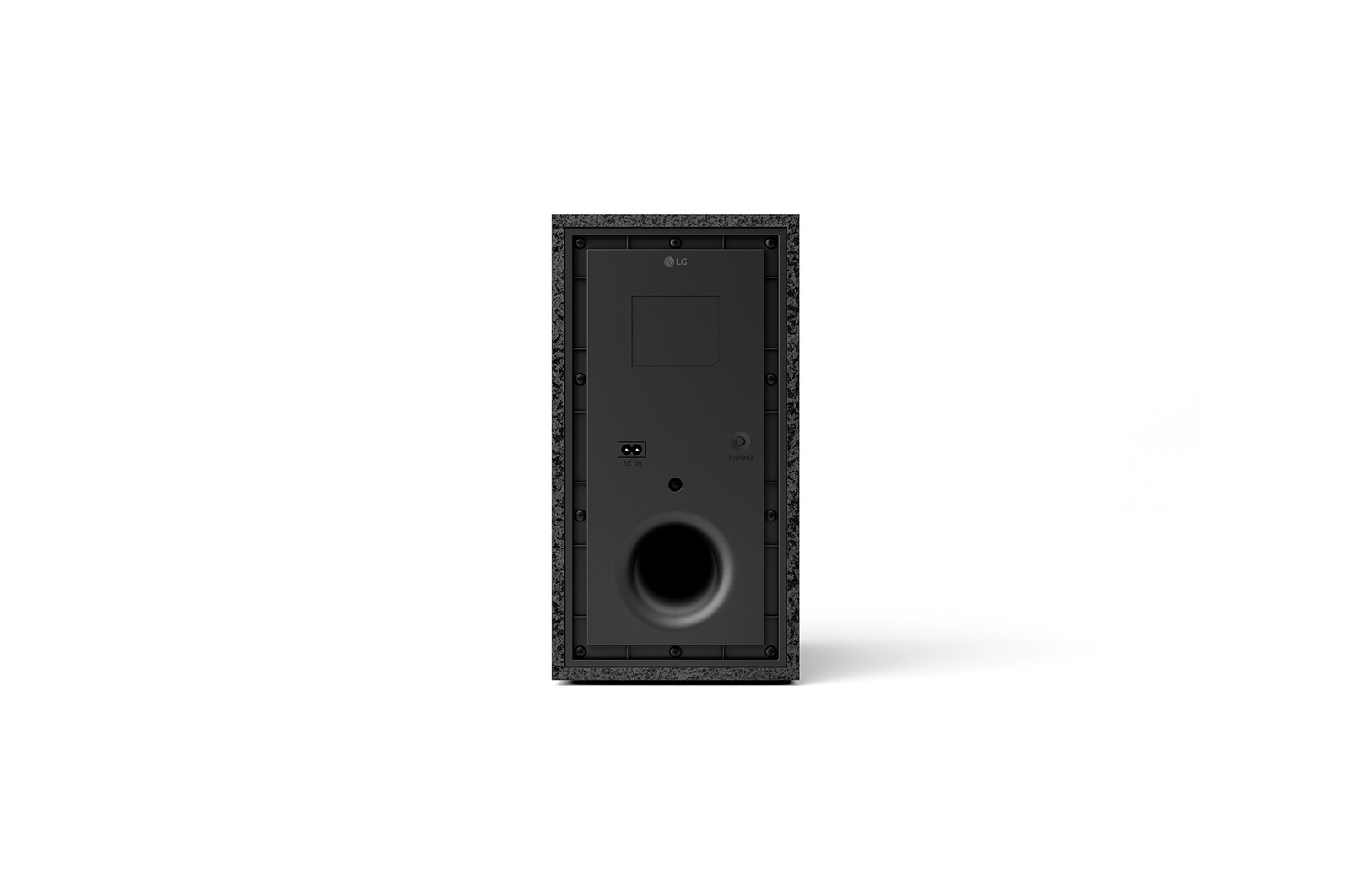 Back view of subwoofer