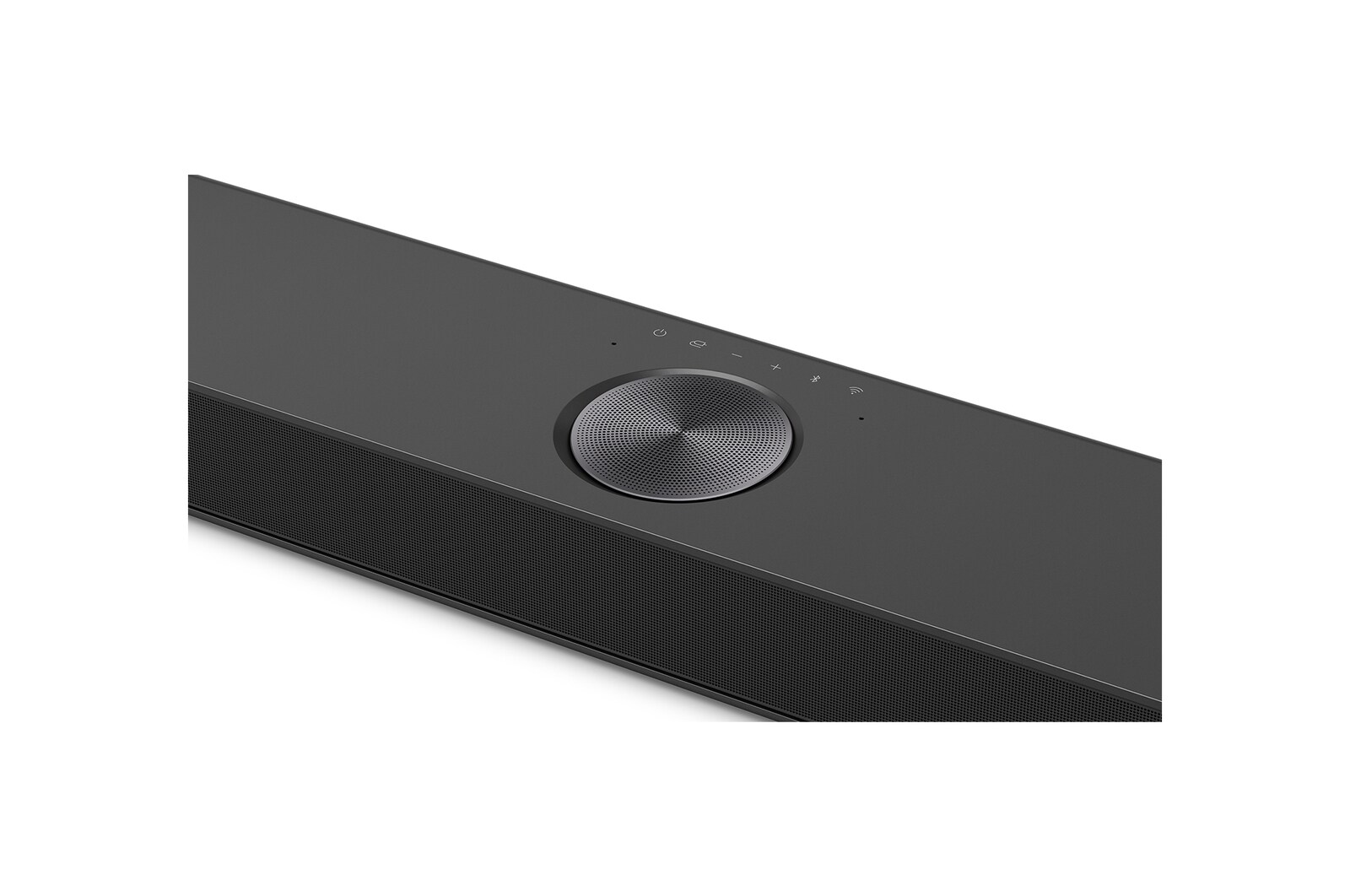 Plano cenital angular del canal Center Up-Firing Channel de la LG Soundbar  S90TY
