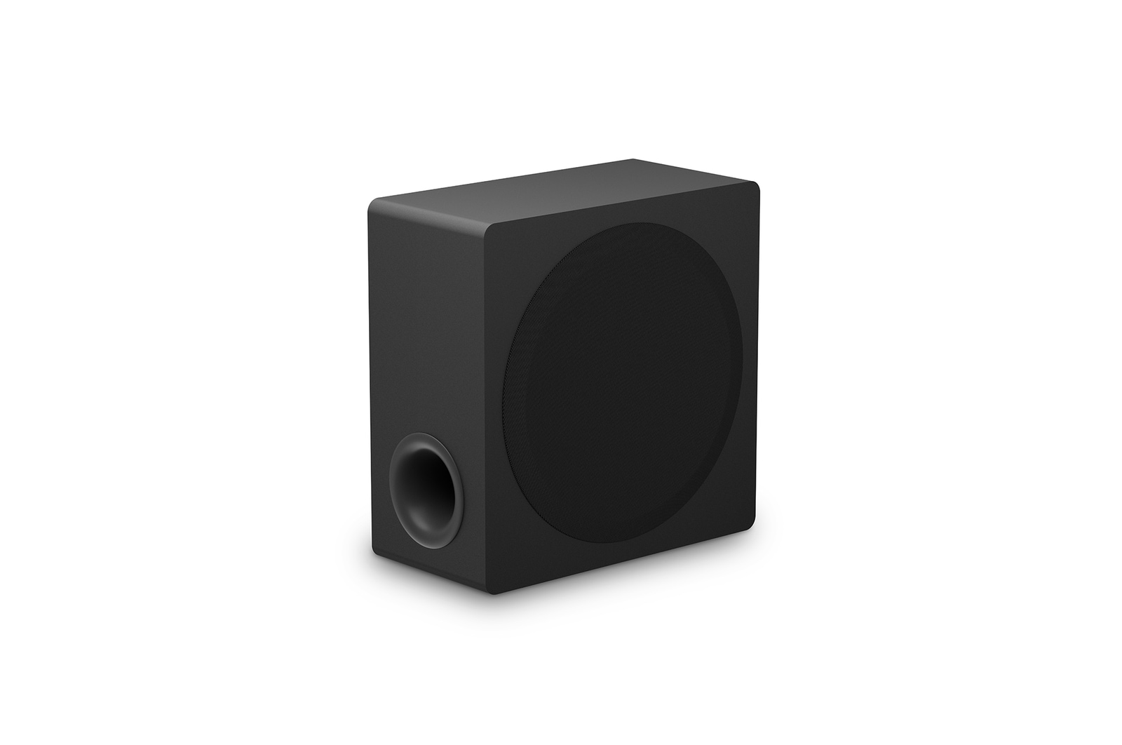 Vista angular del subwoofer