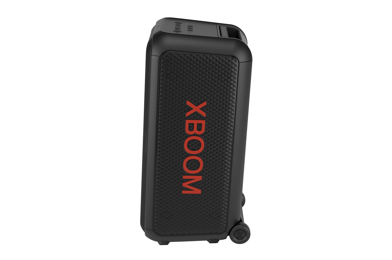Front view of left side. XBOOM logo is attatched. 