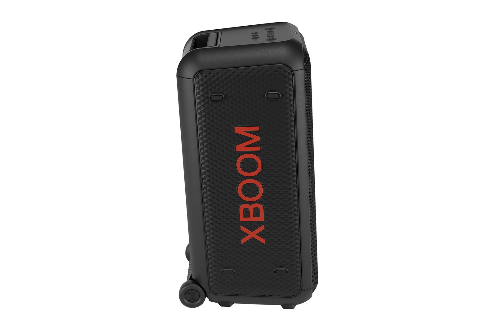 Front view of right side. XBOOM logo is attatched.