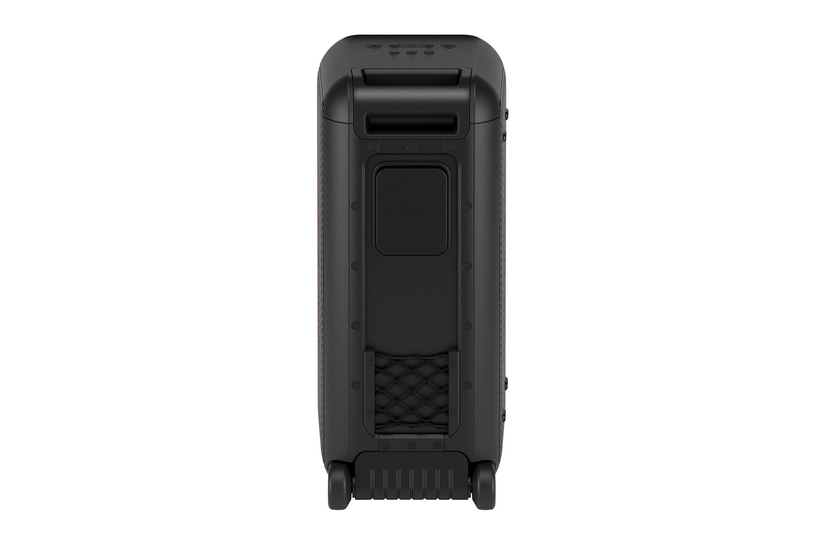 Front view of back side.