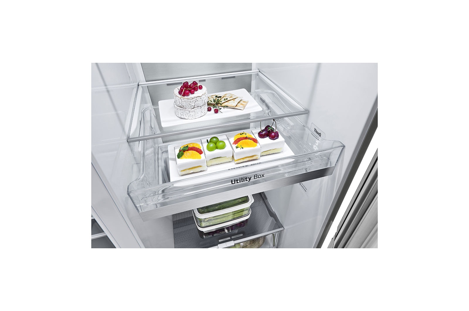 LG Geladeira Smart LG Side by Side InstaView™ Craft Ice™ UVnano™ 598 L Motor Inverter GC-X257CSH1 - 220v, GC-X257CSH1