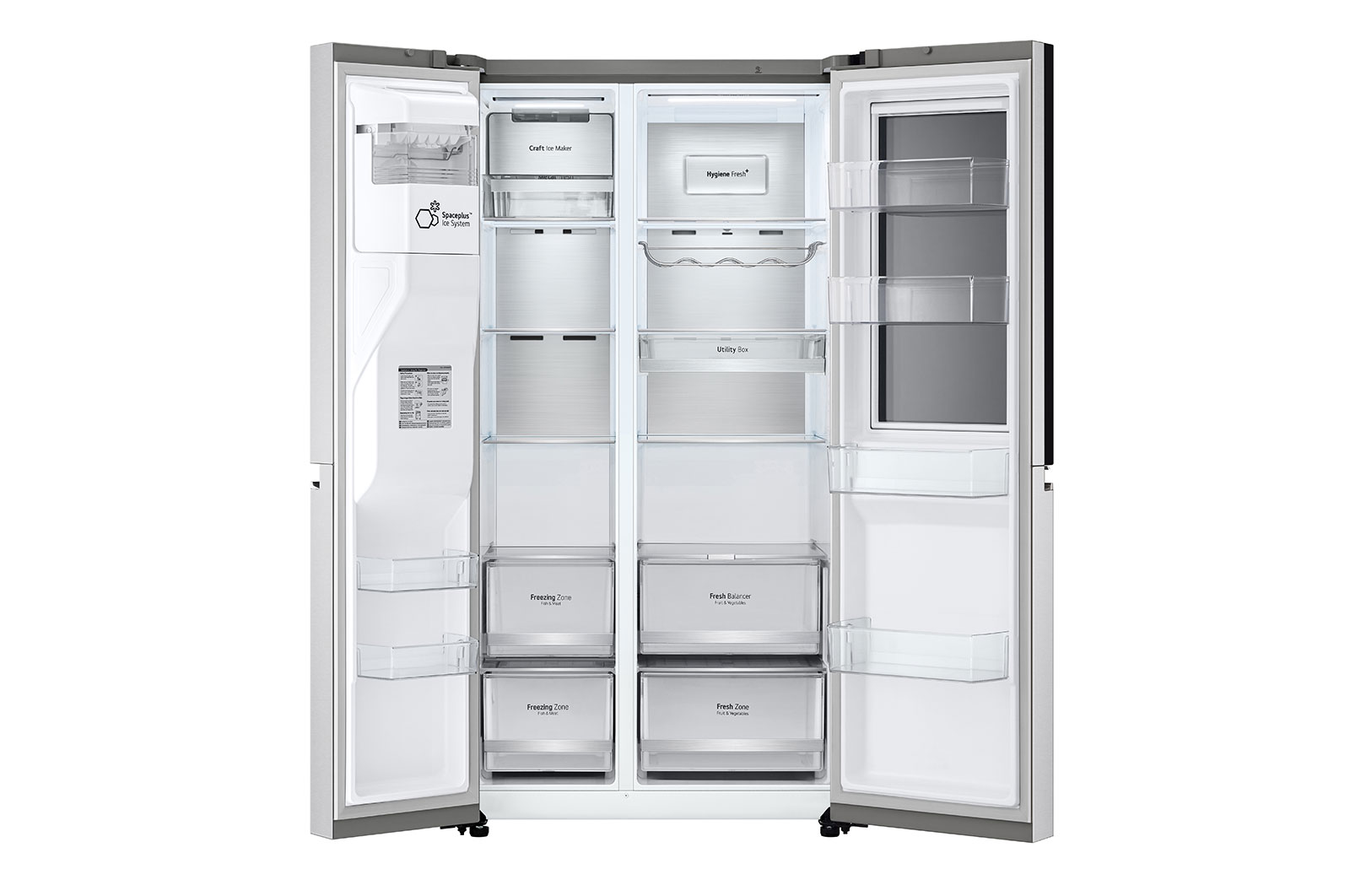 LG Geladeira Smart LG Side by Side InstaView™ Craft Ice™ UVnano™ 598 L Motor Inverter GC-X257CSHS - 127v, GC-X257CSHS