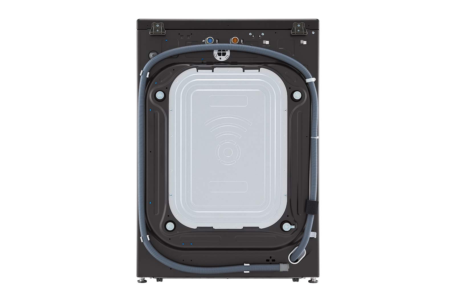 LG Lava e Seca Smart LG 17kg Aço Escovado Preto com Conectividade Wi-Fi ThinQ - WD17BV2S6B - 127v, WD17BV2S6B
