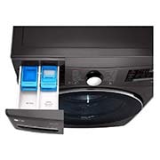 LG Lava e Seca Smart LG 17kg Aço Escovado Preto com Conectividade Wi-Fi ThinQ - WD17BV2S6B - 127v, WD17BV2S6B
