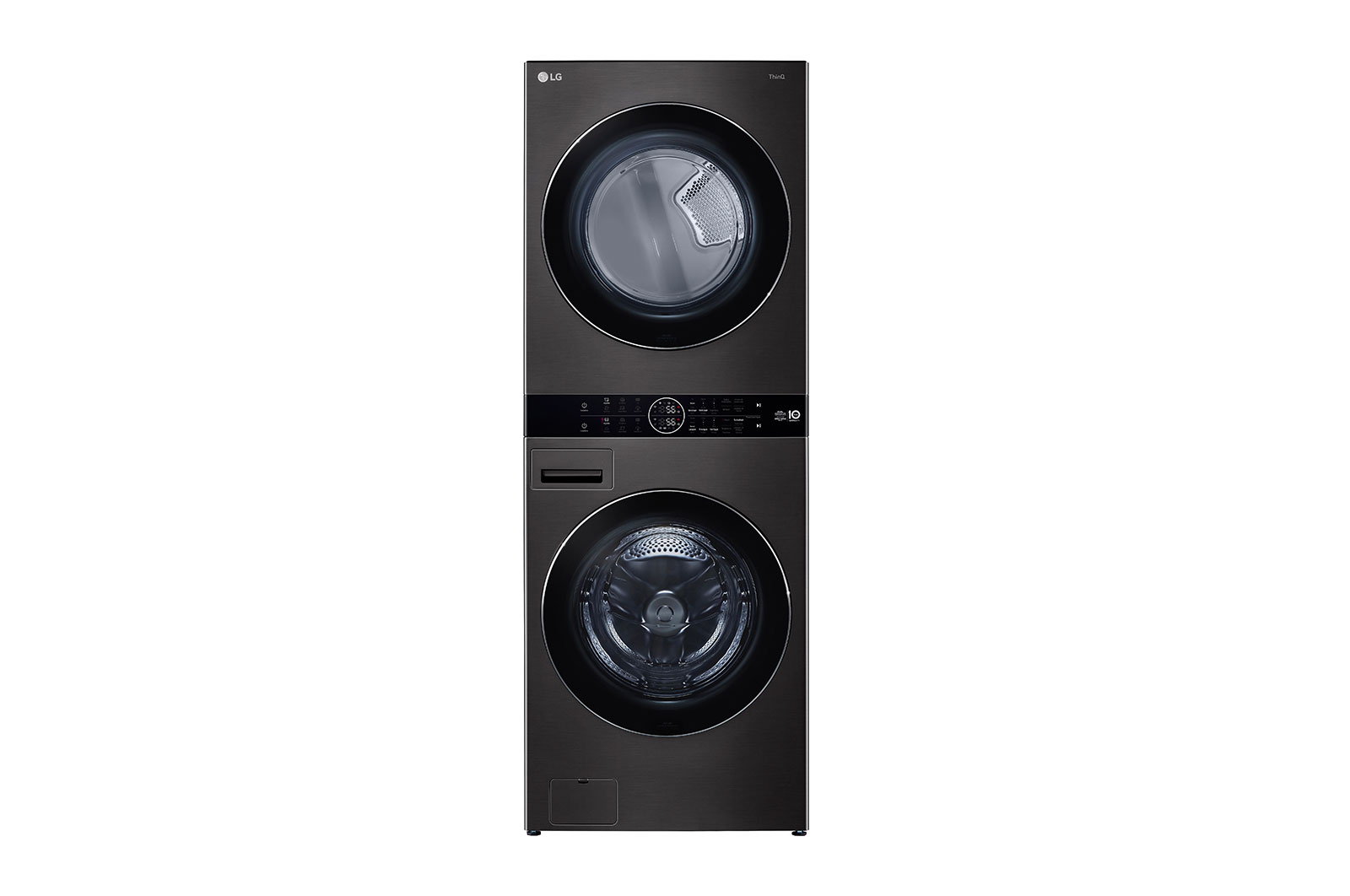 LG WashTower™ AI DD™ Máquina que Lava e Seca 17kg, 220V - Aço Escovado Preto, WK17BS6A