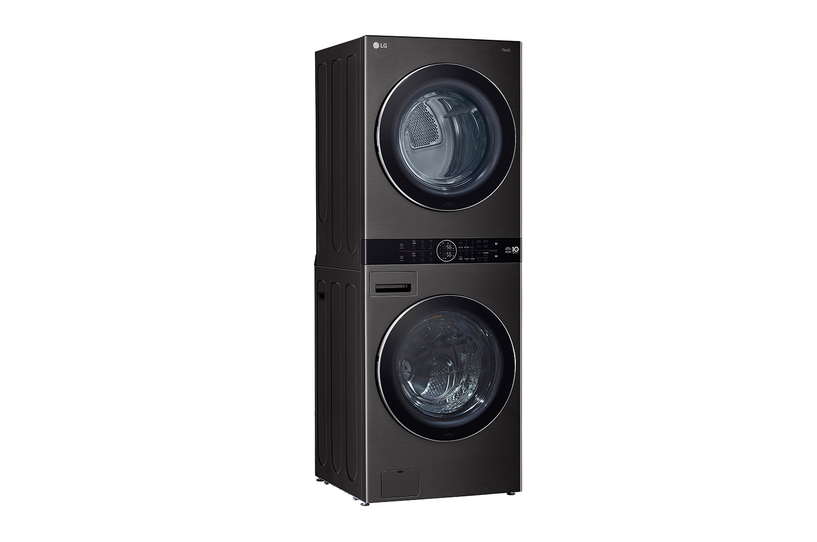 LG WashTower™ AI DD™ Máquina que Lava e Seca 17kg, 220V - Aço Escovado Preto, WK17BS6A