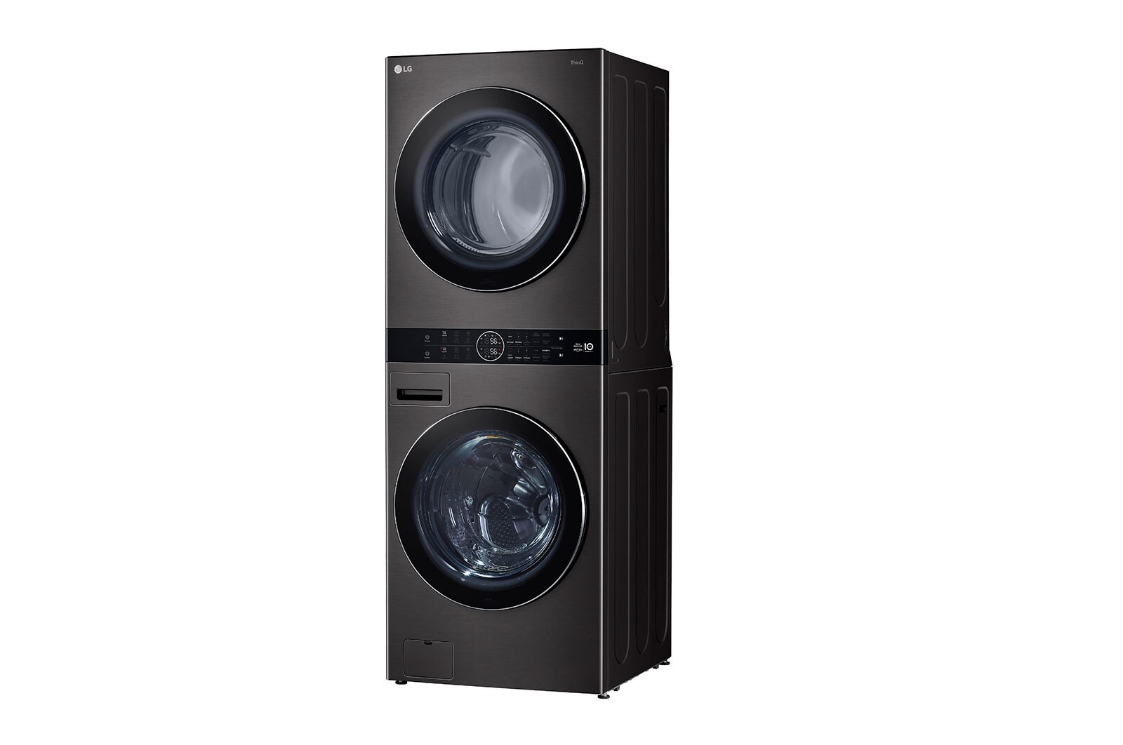 LG WashTower™ AI DD™ Máquina que Lava e Seca 17kg, 220V - Aço Escovado Preto, WK17BS6A