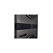 LG WashTower™ AI DD™ Máquina que Lava e Seca 17kg, 220V - Aço Escovado Preto, WK17BS6A