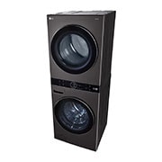 LG WashTower™ AI DD™ Máquina que Lava e Seca 17kg, 220V - Aço Escovado Preto, WK17BS6A